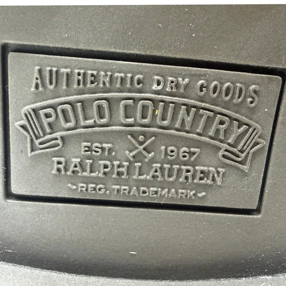 Polo Ralph Lauren Ranger Brown Leather Buckle Moc Toe Boots Mens‎ 9 D 17953